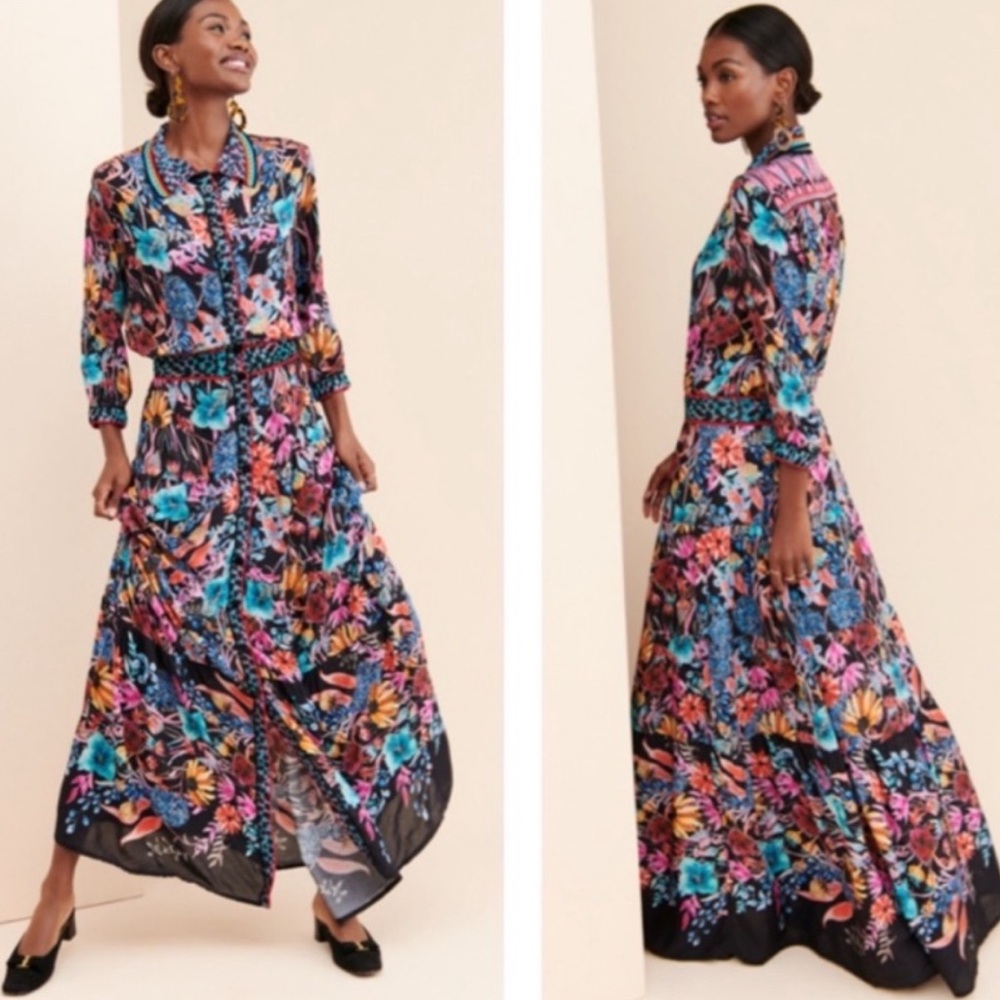Anthropologie Giuliana Maxi Dress by Cecilia Prado sz S